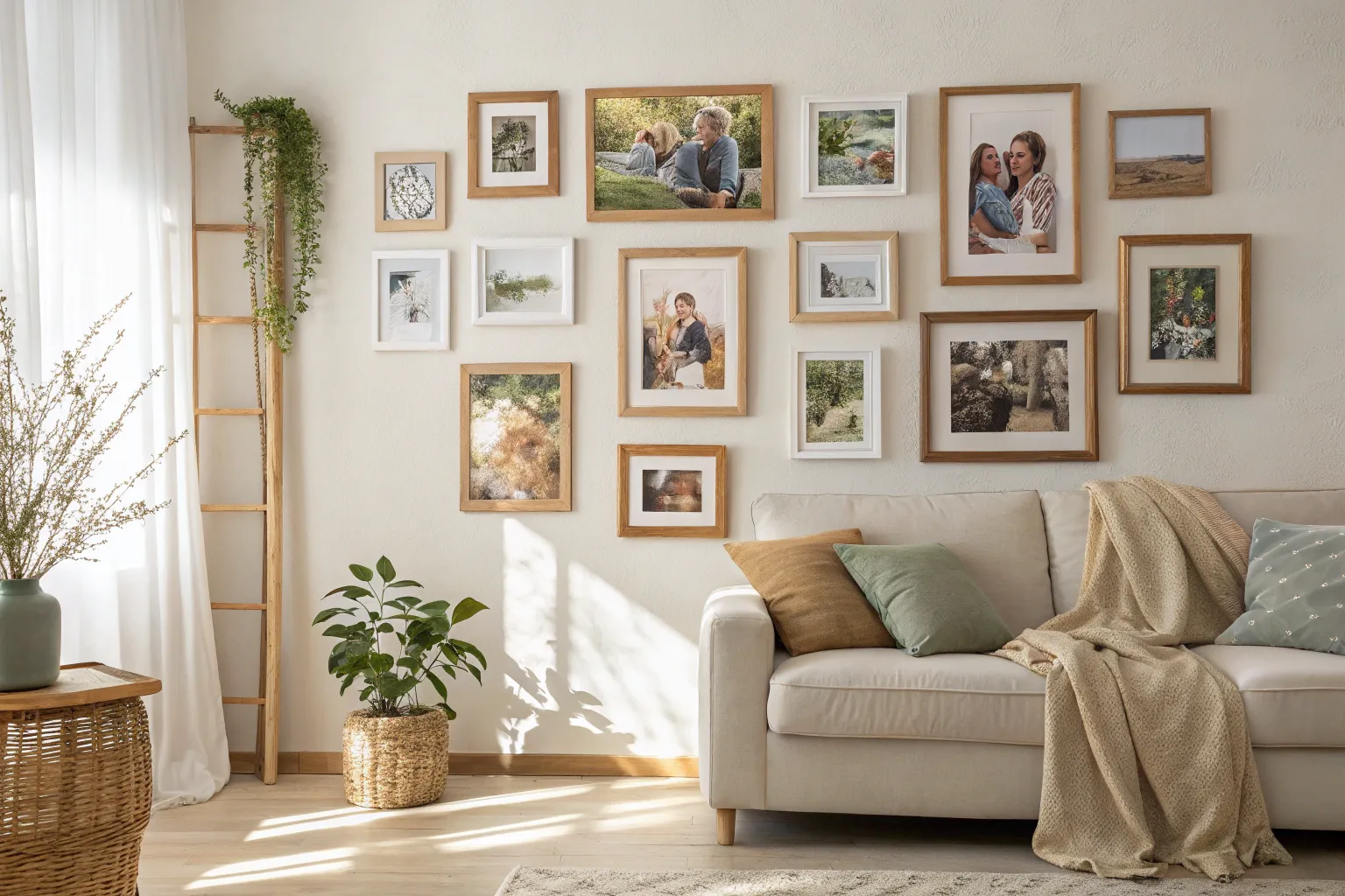 17+ Inspiring Family Photo Wall Collage Ideas