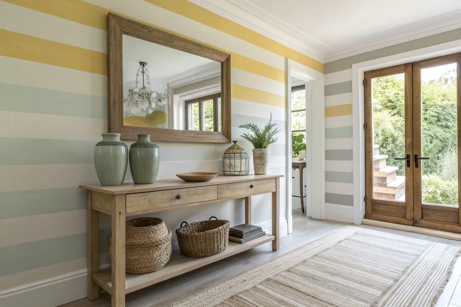 17+ Inspiring Stripe Painted Walls Ideas