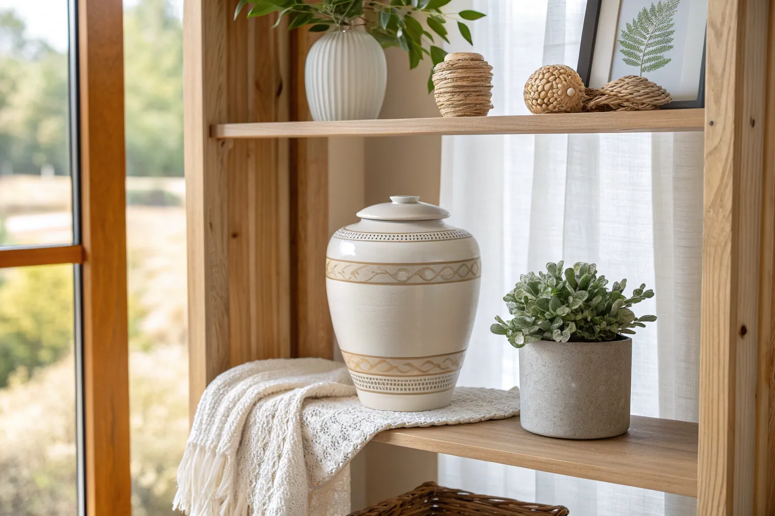 17+ Creative Urn Shelf Ideas for Stylish Homes