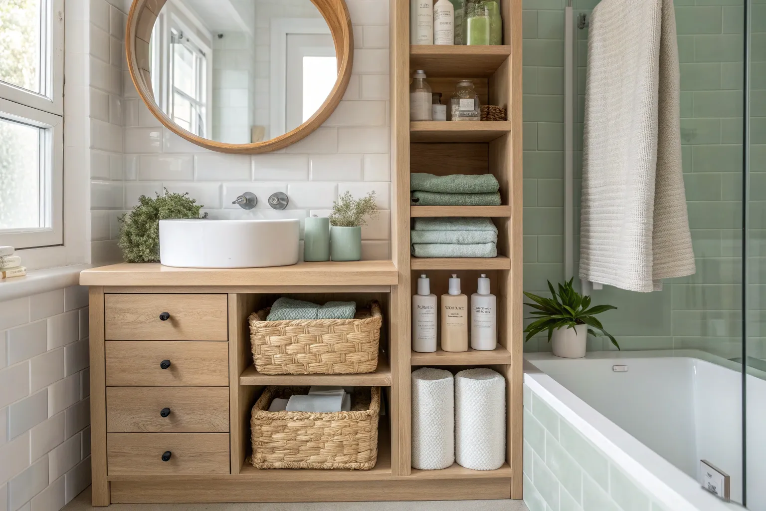 20+ Clever Recessed Bathroom Storage Ideas